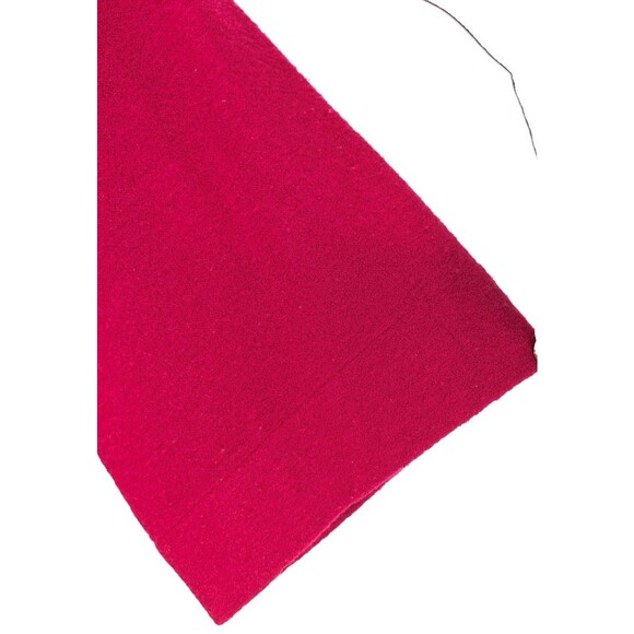 Fuchsia Bolero Jacket 100% Wool LARGE Preppy Academia ANNE KLEIN Wide 3/4 Sleeve - Picture 8 of 10